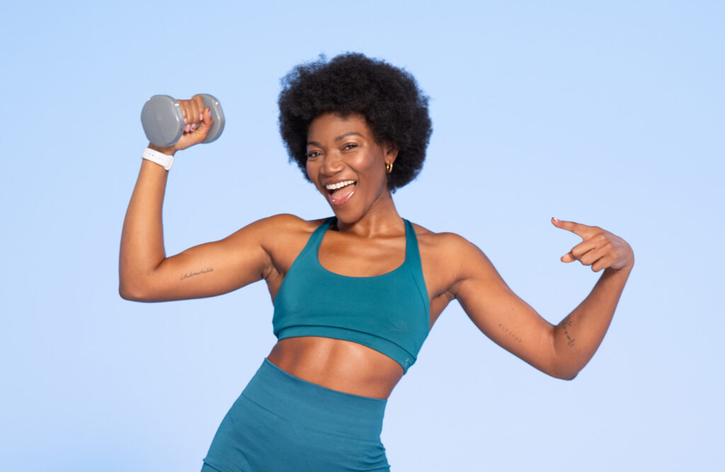 Trening FBW z hantlami w domu